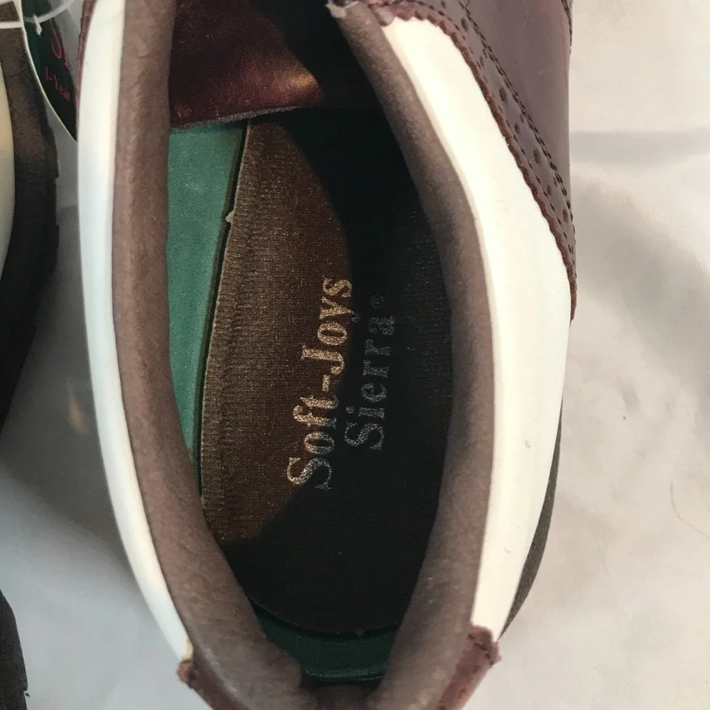 FootJoy Golf Sierra Brown/White Leather Soft Joys Womens US 7.5M EU 38 UK 5.5‎